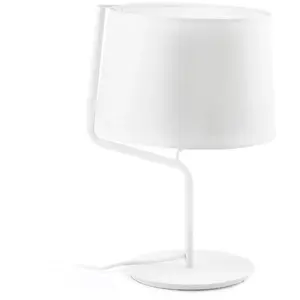 Lampe Berni Blanc 1 x E27 20W - FARO - 29332 pas cher
