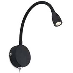 FARO BARCELONA LOKE - Applique/Liseuse LED Noir H20cm pas cher