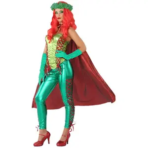 Atosa Déguisement Femme Héro Comics Vert