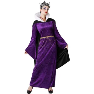 ATOSA - Vrouwen paarse koningin vermomming - XS / S (34 tot 36) pas cher