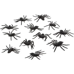 ATOSA Pack araignées noires halloween 12 ou pas cher