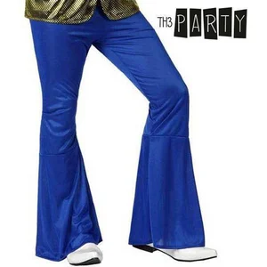 Donkerblauwe discobroek voor mannen - Verkleedkleding - Maat XS/S pas cher