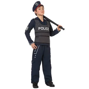 Atosa - 12199 - Costume - Déguisement De Garçon Policier - Taille 4 pas cher