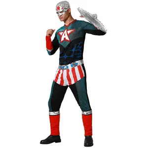 Déguisement Super-Héros Homme - ATOSA - Taille XL - Couleurs américaines et argentVendu parkidinn