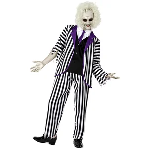Atosa Déguisement adulte fantôme beetlejuice t-2 pas cher