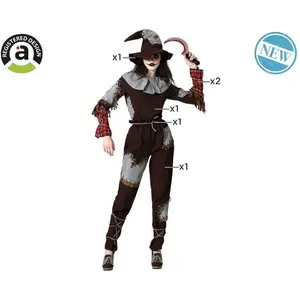 Comparateur de prix : Atosa Déguisement épouvantail effrayant pour femme adulte