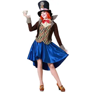 Atosa Costume De Femme Au Chapeau Fou pas cher