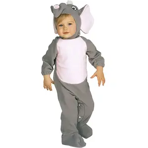 Rubies Costume d'éléphant pour garçons et filles avec capuche et queue, officiel Rubies pour carnaval, Halloween, fêtes et anniversairesVendu paramazon