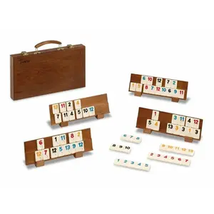 Non communiqué Cayro Jeu De Société Classique Rummi Plus Avec Mallette En Bois pas cher