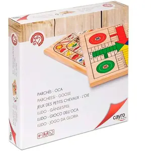 Cayro Jeu De Société En Bois Parchís/oca 29x29 Cm pas cher