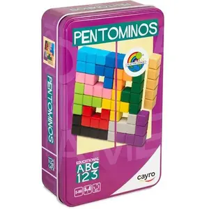 Cayro Jeu De Pentomino En Bois Boîte Métallique pas cher