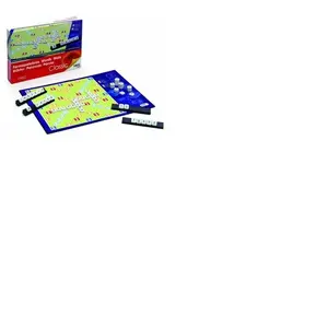 Jeu de lettres classique - CAYRO - Scrabble - 102 lettres - 4 présentoirs - Plateau 48x36 en plastique pas cher