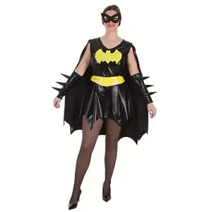 Creaciones Llopis Costume De Super-héroïne Noire pas cher