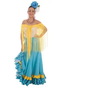 Creaciones Llopis Costume De Danse Sévillane TurquoiseVendu parkidinn