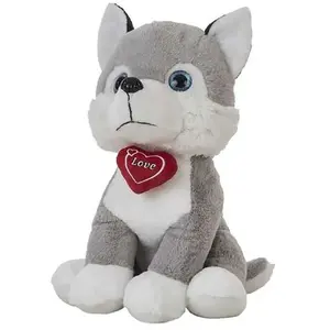 Creaciones Llopis Ours De Coeur Husky 48 Cm pas cher