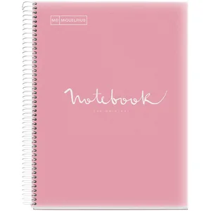 MIQUELRIUS - NOTEBOOK EMOTIONS A4 séyès 80 feuilles - Couleur: Rose pas cher