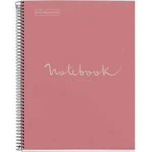 MAUL Cahier - MIQUEL RIUS - A4 - 80 pages perforées - Petits carreaux - Rose pas cher