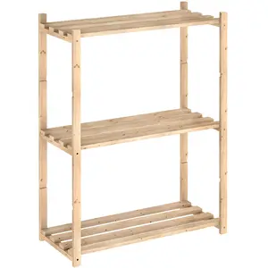 Comparateur de prix : Astigarraga Etagère 3 tablettes à lattes - pin massif