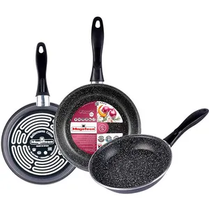MAGEFESA K2 Gransasso - Lot de 3 poêles 20/24/28 cm