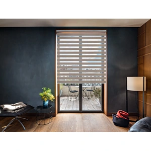 Store enrouleur jour et nuit - Easydeco - Gris - 90 x 175 cm