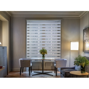 Store enrouleur jour et nuit - Easydeco - Blanc - 180 x 175 cm