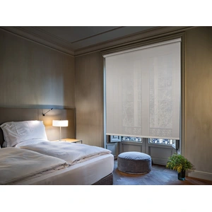 Store Enrouleur Screen - Easydeco - Blanc - 105 x 250 cm