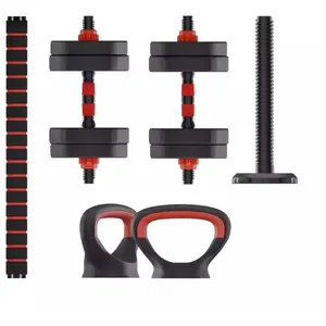Ksix Kit Haltère+barre+kettlebell 10kg pas cher