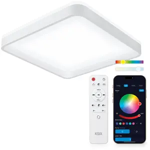 Ksix Plafonnier Led Stellar Rgbic Cct 35w 49 Cm Tuya App pas cher