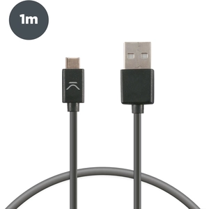 Ksix Mobile Tech - Câble USB - USB-C (M) pour USB (M) - USB 2.0 - 1 m - noir pas cher