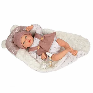 MuÑecas Arias Poupée Sandra Avec Couverture 40 Cm pas cher