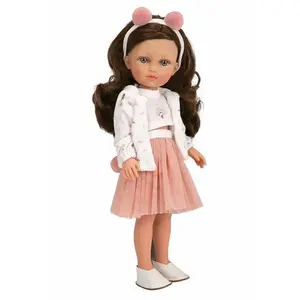 MuÑecas Arias Poupée Elegance Carlota Avec Cheveux Et Corps En Vinyle 36 Cm pas cher