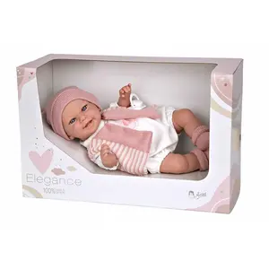MuÑecas Arias Poupée Elegance Babyto Avec Mécanisme De Rire Essaie-moi 35 Cm pas cher