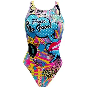 Turbo Crazy Comic Zwemkleding Veelkleurig 4XL Vrouw pas cher