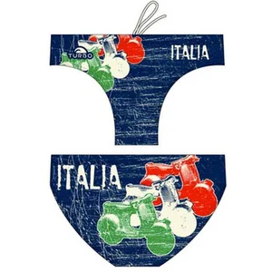 TURBO Italy Moto 2014 Zwemslip Heren - Navy - XL pas cher