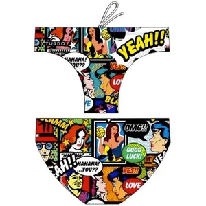 Turbo Yeah Comic Zwemslip Veelkleurig L Man pas cher