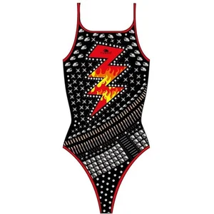Turbo Heavy Rock Zwemkleding Zwart S Vrouw pas cher