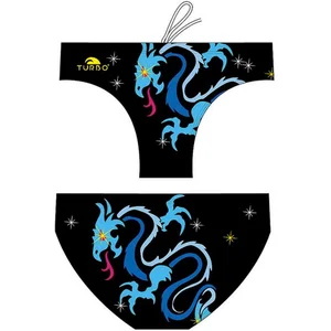 Turbo Dragon Zwemslip Blauw,Zwart M Man pas cher