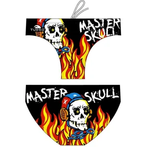 Turbo Master Halloween Skulls Zwemslip Zwart M Man pas cher