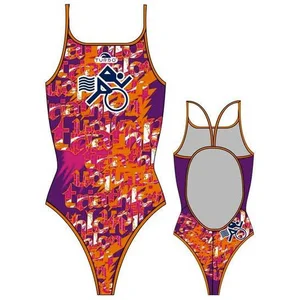 Turbo Multi Triahtlon Zwemkleding Oranje,Blauw L Vrouw pas cher