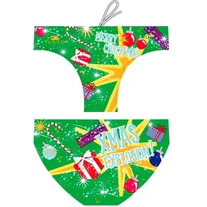 Turbo Christmas Explotion Waterpolo Zwemslip Groen XL Man pas cher