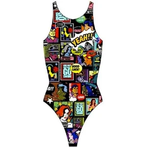 Turbo Yeah Comic 894681 Zwemkleding Veelkleurig L Vrouw pas cher