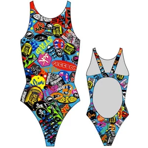 Turbo Stickers Zwemkleding Veelkleurig L Vrouw pas cher