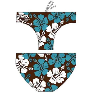 Turbo Surf Flower Zwemslip Bruin 2XL Man pas cher