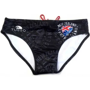 Turbo New Zealand Shield Zwemslip Zwart M Man pas cher