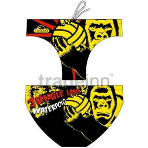 TURBO Jungle Laws Zwemslip Heren - Black / Yellow - M pas cher