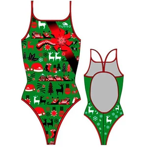 Turbo Christmas Zwemkleding Groen M Vrouw pas cher