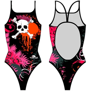 Turbo Maillot De Bain Flowers And Skulls pas cher