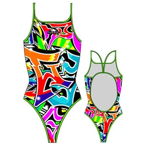 Turbo Maillot De Bain Graffiti pas cher