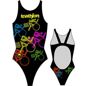 Turbo Bikes Triathlon Zwempak Zwart S Vrouw pas cher