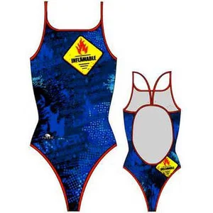 Turbo Flamable Zwemkleding Blauw L Vrouw pas cher